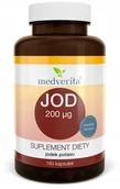 Witaminy i minerały - Jod 200 ug 180 kapsułek MEDVERITA - miniaturka - grafika 1