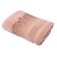 Ręczniki - Ręcznik łazienkowy Arabesca 90 x 50 Róż L bawełna TEXPOL - miniaturka - grafika 1