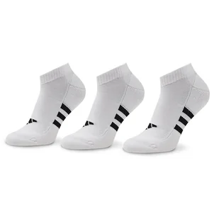 Skarpety stopki unisex adidas Performance Cushioned Low Socks 3 Pairs HT3449 Biały - Skarpetki damskie - miniaturka - grafika 1