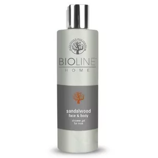 Bioline żel pod prysznic do twarzy i ciała Sandalwood Men 250ml - Żele pod prysznic dla mężczyzn - miniaturka - grafika 1