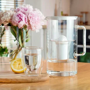 Wessper AquaClassic Crystalline 2,5L Biały szklany dzbanek filtrujący z 12 wkładami - Dzbanki filtrujące - miniaturka - grafika 7
