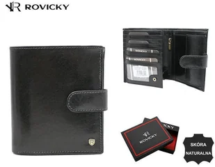 Skórzany, Duży Portfel Męski Z Systemem Rfid Lumarko! - Portfele - miniaturka - grafika 1