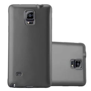 Pokrowiec Do Samsung Galaxy NOTE 4 w METALLIC SZARY Etui TPU Silikon Obudowa Ochronny Case Cover Cadorabo - Etui i futerały do telefonów - miniaturka - grafika 1