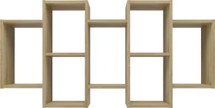 Elior Skandynawski regał wiszący w kolorze dąb sonoma - Obilos - Regały - miniaturka - grafika 1