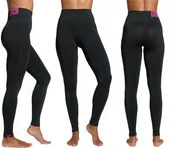 Legginsy - Ck Calvin Klein Leginsy Damskie Microfiber Black L - miniaturka - grafika 1