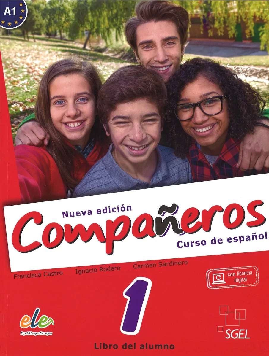 Companeros 1 Podręcznik + licencia digital  nueva edicion - SGEL-Educacion