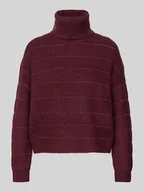 Swetry damskie - Sweter o kroju regular fit z golfem model ‘Zaza’ - miniaturka - grafika 1