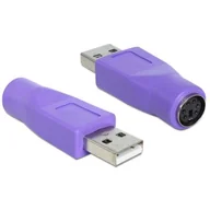 Kable komputerowe i do monitorów - Delock ADAPTER USB->PS/2 FIOLETOWY (AIDEKA000000050) - miniaturka - grafika 1
