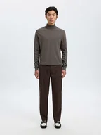 Swetry męskie - SELECTED HOMME Golf "Kris" w kolorze czarnym - miniaturka - grafika 1