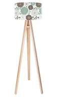 Lampy stojące - Macodesign Lampa podłogowa Dalia w szarościach tripod-foto-073p, 60 W - miniaturka - grafika 1