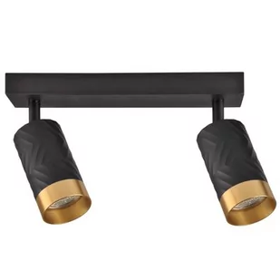 Lampa sufitowa GOLDLUX Arras 2 323545 Czarno-złoty - Lampy sufitowe - miniaturka - grafika 1
