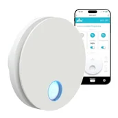 Akcesoria do urządzeń czyszczących - Aspirator ścienny z zasysaniem osiowym WIFI serii "Ario W" z czujnikiem wilgotności i zegarem - 100% MADE IN ITALY (Średnica 100 Biały) - miniaturka - grafika 1