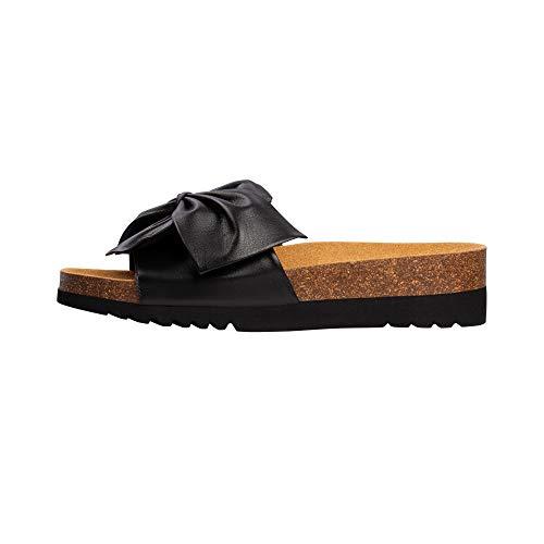 Scholl Bowy 2.0 Sandały damskie, Nero, 37 EU