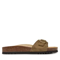 Klapki i japonki damskie - Klapki Scholl Estelle F32156 Khaki - miniaturka - grafika 1