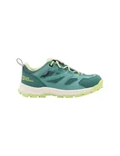 Buty dla chłopców - Jack Wolfskin Unisex Vojo Tour Texapore Low K buty trekkingowe dla dzieci, zielony (jade green), 35 EU - miniaturka - grafika 1