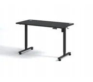 Biurka gamingowe - Black Point IBUKI 120cm Regulacja wysokości Czarny - miniaturka - grafika 1