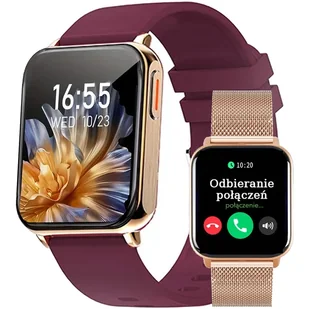 Gravity GT17-6 PROF Bordowy, złoty - Smartwatch - miniaturka - grafika 1