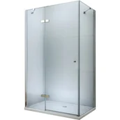 Kabiny prysznicowe - Mexen Roma kabina prysznicowa uchylna 105x110 cm, transparent, chrom - 854-105-110-01-00 - miniaturka - grafika 1