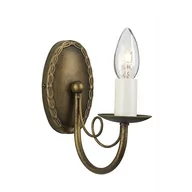 Lampy ścienne - Elstead Lighting Minster 1Lt Wall Light Black/Gold MN1 BLK/GOLD Elstead kinkiet stylowy MN1 BLK/GOLD ) - miniaturka - grafika 1