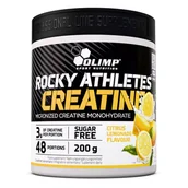 Odchudzanie i oczyszczanie - Olimp Rocky Athletes Creatine, Kreatyna w proszku, 200 g, Citrus Lemonade - miniaturka - grafika 1