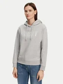 Bluzy damskie - Gant Bluza 4200503 Szary Regular Fit - miniaturka - grafika 1