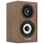 Głośniki i kolumny - Pylon Audio Pearl Sat – Kolumna podstawkowa Orzech - miniaturka - grafika 1