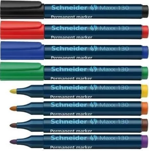 Schneider PBS Marker permanentny MAXX 130 1-3mm okrągły fioletowy 1 szt. SR113008 - Markery permanentne - miniaturka - grafika 1