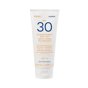 Korres Yoghurt emulsja do ciała i twarzy SPF30 tubka, 200ml - Balsamy i kremy do ciała - miniaturka - grafika 1