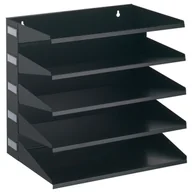 Przyborniki na biurko - Sorter do dokumentów DURABLE 5 półek czarny 336001 - miniaturka - grafika 1