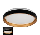 Lampy sufitowe - Kanlux 37324 - LED Plafon SOLN LED/17,5W/230V śr. 38 cm czarny/złoty - miniaturka - grafika 1