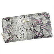 Portfele - Portfel damski skórzany PELLUCCI SN-119 RFID Popiel / Róż - miniaturka - grafika 1