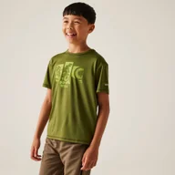 Koszulki dla chłopców - Regatta Dziecięca koszulka Alvarado IX Zielony, Rozmiar: 164 cm - miniaturka - grafika 1