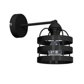 Lampy ścienne - Milagro MLP797 LARS BLACK 1xE27 60W METAL - miniaturka - grafika 1