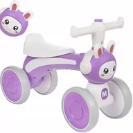 Rowerki biegowe - Pastelowy Rowerek Biegowy Pchacz dla Dzieci Fioletowy Facy dla Malucha - miniaturka - grafika 1