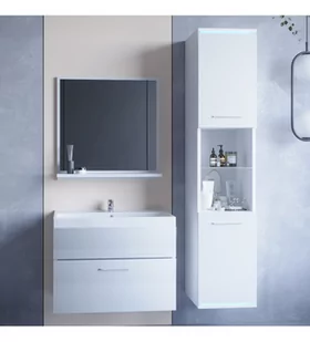 Łazienka SOLO biały połysk - Meble łazienkowe - miniaturka - grafika 1
