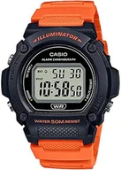 Zegarki męskie - Casio Zegarek męski cyfrowy przezroczysty pasek z żywicy W-219H-4AVDF przezroczysty, pasek, Jasne, pasek - miniaturka - grafika 1