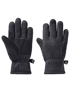 Rękawiczki - Jack Wolfskin Unisex dziecięce rękawiczki polarowe Glove K, Phantom, 116, Phantom, 116 - grafika 1