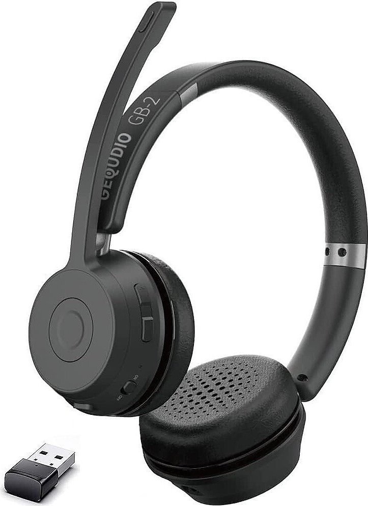 GEQUDIO  Schnurlos Bluetooth Headset GB-2 mit USB-Adapter