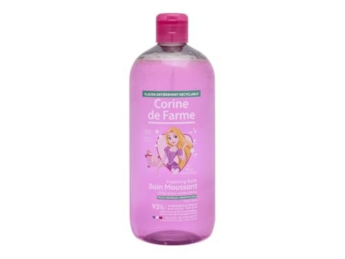 Corine de Farme - Kąpiel bąbelkowa Disneya, Roszpunka - Żel pod prysznic Frezja dla dzieci od 3 lat - preparat Clean Beauty, 100% francuska produkcja - 500 ml
