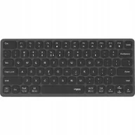 Klawiatury - RAPOO Klawiatura UCK-6001 s 8v1 USB-C Hub Przewodowa USB-C CZ/SK czarny - miniaturka - grafika 1