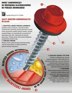 Wkręty - Un Wkręt Samowiertny 4.8*35Mm Ral 8019 WSB 35 8019W 5907704485384 - miniaturka - grafika 1