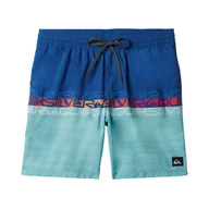 Spodenki męskie - Męskie Szorty QUIKSILVER EVERYDAY WORDBLOCK VOLLEY 17 AQYJV03150-BYC6 – Niebieski - miniaturka - grafika 1