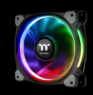 Thermaltake Riing Plus (RGB LED z oprogramowaniem, zestaw -częściowy), RGB 12 cm CL-F054-PL12SW-A - Wentylatory komputerowe - miniaturka - grafika 2