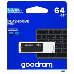 Goodram Black&White 64GB (UCO2-0640KWR11) - Pendrive - miniaturka - grafika 1