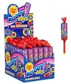 Gumy do żucia, lizaki, dropsy - Lizak z gwizdkiem Chupa Chups Melody Pops truskawka 48 sztuk - miniaturka - grafika 1