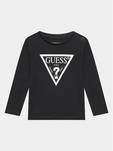 Guess Bluzka K84I18 K8HM0 Czarny Regular Fit - Bluzki damskie - miniaturka - grafika 1