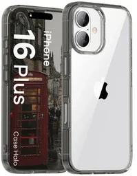 Bizon Etui Case Halo do iPhone 16 Plus, przydymione-czarne - Etui i futerały do telefonów Bizon Etui Case Halo do iPhone 16 Plus, przydymione-czarne - Etui i futerały do telefonów - miniaturka - grafika 1