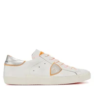 Sneakersy męskie - Sneakersy Philippe Model A009864 PRLU VN05 Biały - miniaturka - grafika 1