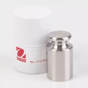 Nierdzewny wzorzec / odważnik masy klasy M1 1kg w opakowaniu z tworzywa - Akcesoria do urządzeń pomiarowych - miniaturka - grafika 1