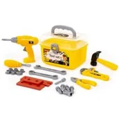 Mały majsterkowicz - Polesie 92410 Zestaw narzędzi Nr27 25el w walizce - miniaturka - grafika 1